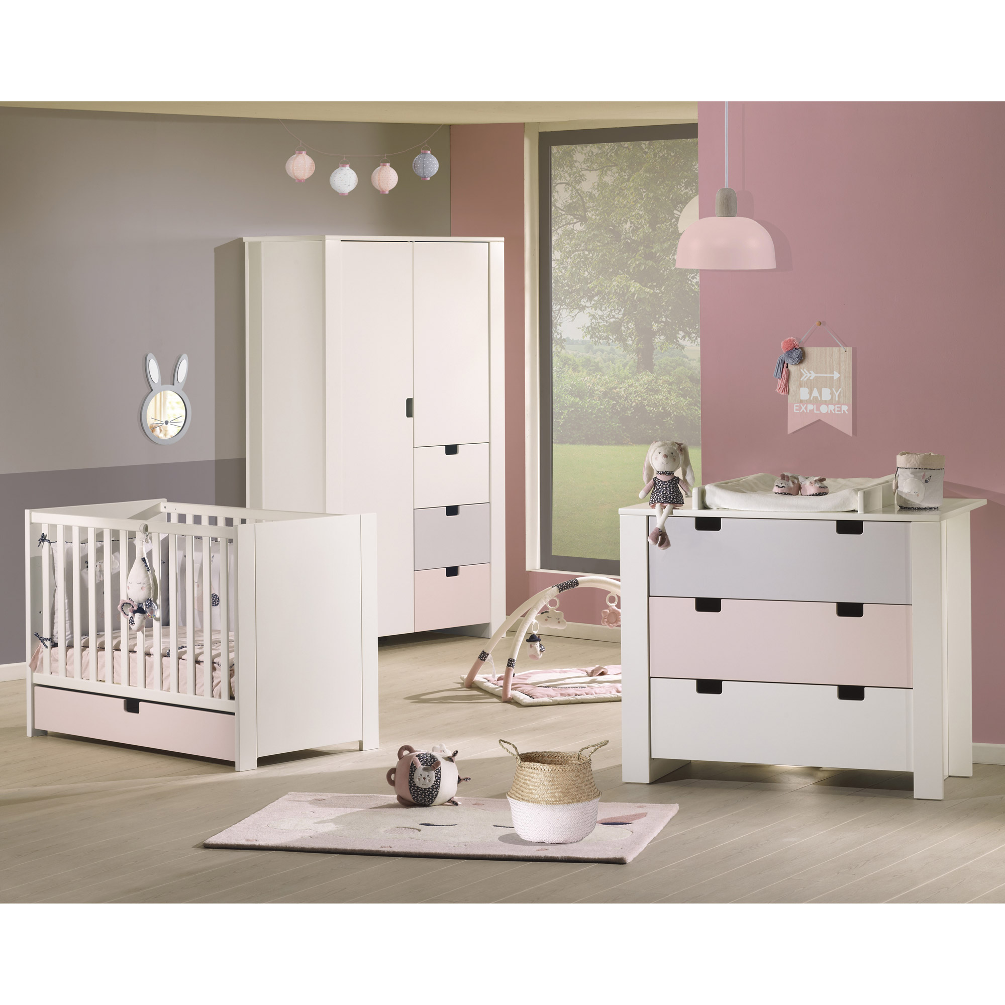 City Armoire 2 Portes Blanc De Sauthon Baby S Sweet Home Armoires 2