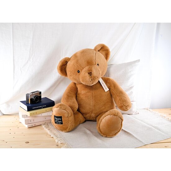 Le Nounours Ours En Peluche Noisette 75 Cm De Histoire D Ours Peluches