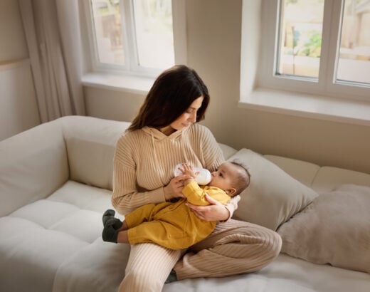 biberon parfait pour les tétés de votre bébé, découvrez la gamme perfect match de nuk