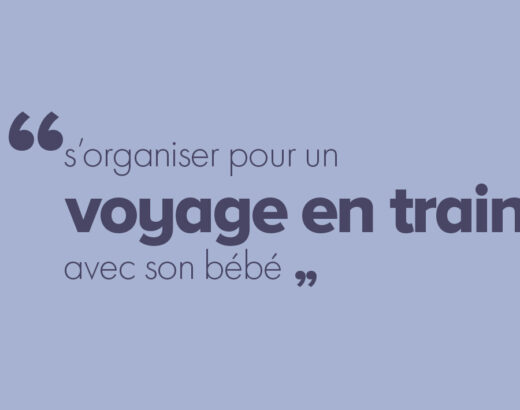 voyager en train avec son bébé