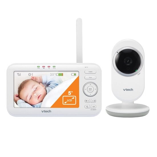L'écoute-bébé Babyphone Caméra Vidéo sans Fil 3.2 pouces LCD Norme EU  Visiophone Bébé 2.4 GHz Vision Nocturne Berceuses