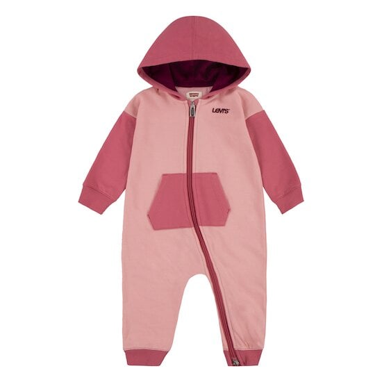 Combilongue à capuche zippée Rose  de Levi's Kids