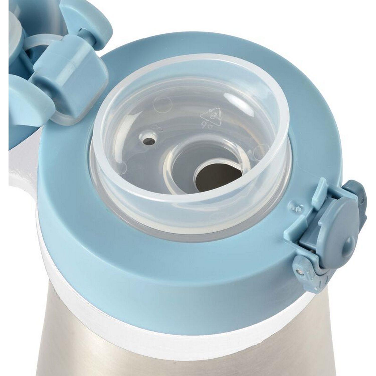 Gourde inox Windy Blue de Béaba, Accessoires : Aubert