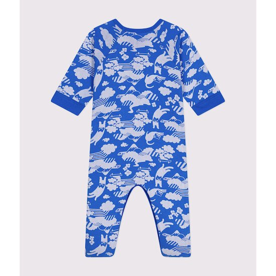 Pyjama zippé en coton Imprimé  de Petit Bateau