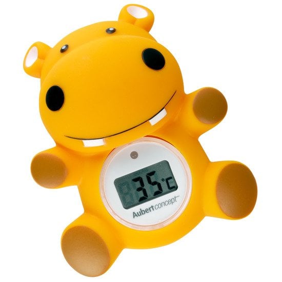 Thermomètre de bain Hippo Orange de Aubert concept, Thermomètre de