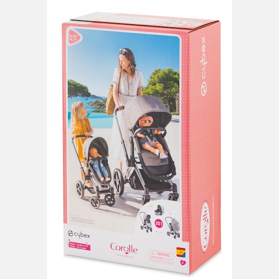 Poussette 3 En 1 Priam Cybex Gris De Corolle Poupees Aubert