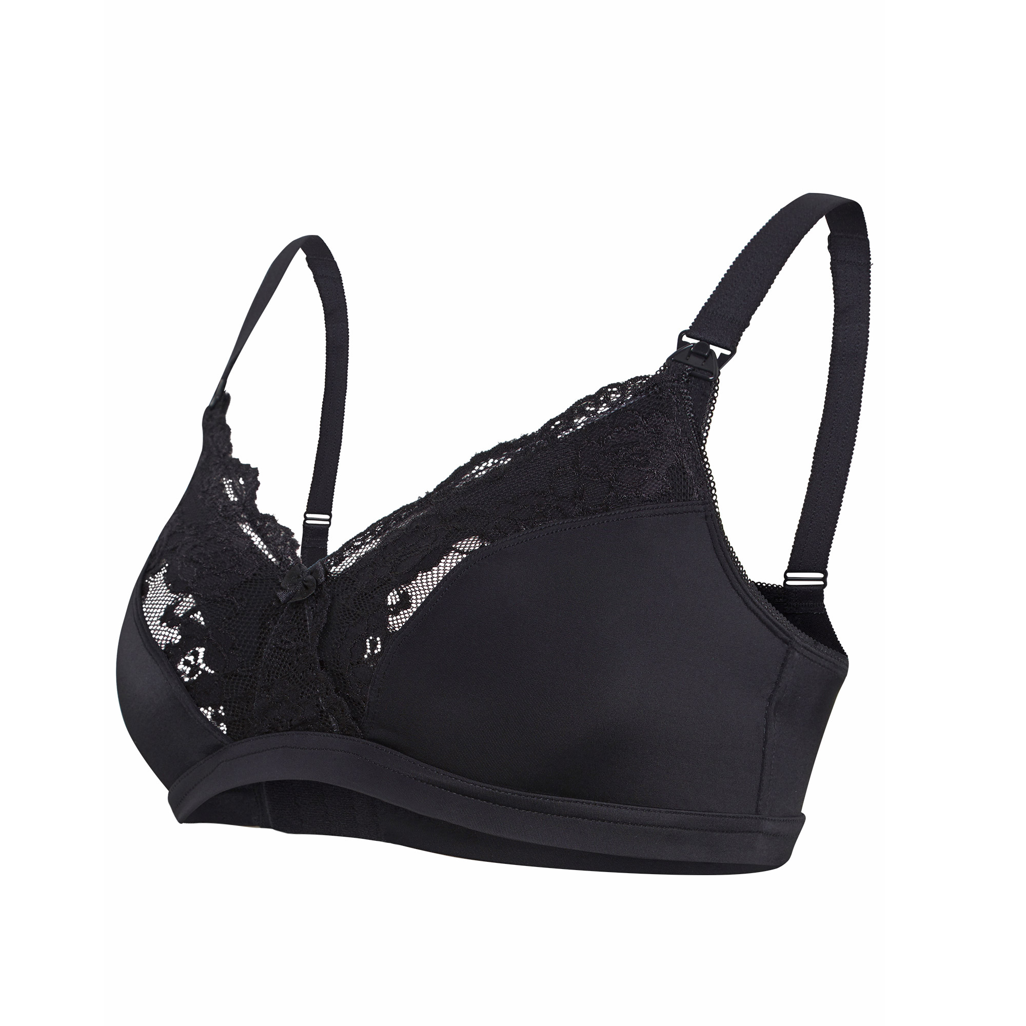 Soutien Gorge D Allaitement Dentelle Noir Xl De Carriwell Soutien