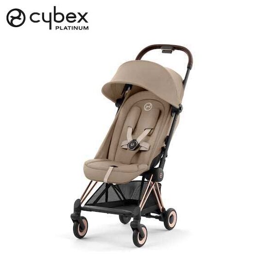 Poussette Coya Rose Gold Cosy Beige  de CYBEX