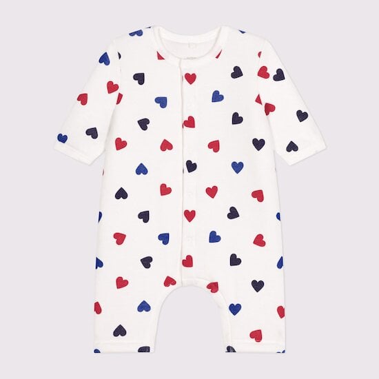 Combinaison longue ouatinée en coton Marshmallow  de Petit Bateau