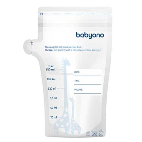 Sachets de conservation du lait maternel x30  180 ml de Babyono