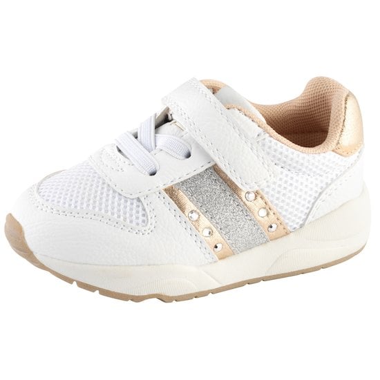 Baskets paillettes Blanc 24 de P'tit Bisou premiers pas