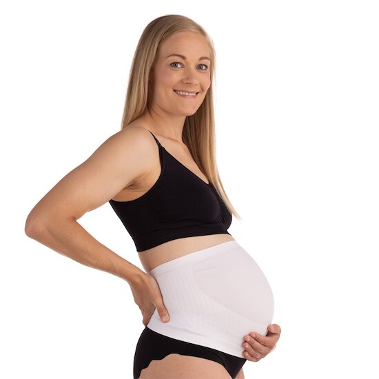 Bandeau de maintien de grossesse Carriwell blanc