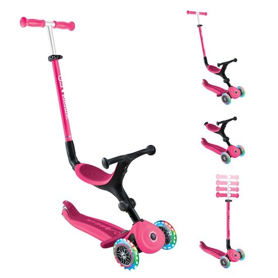 Trottinette GO UP Active Lights Fuschia  de Globber