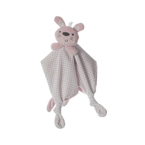 Doudou tout doux lapin Rose  de Playgro