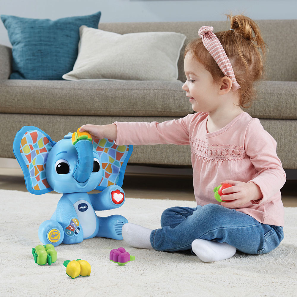 VTech - Gontran, Mon Eléphant Gourmand, Jouet co…