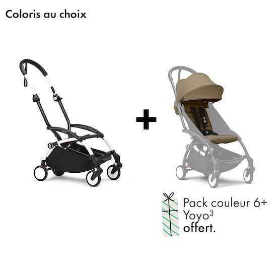 Offre Stokke :  Pack couleur 6+ Yoyo³ OFFERT pour l'achat d'un cadre Yoyo³   de Stokke®