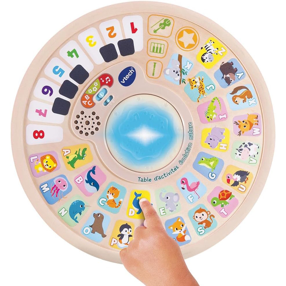 Ma table d'activités bilingue Multicolore de Vtech, Jouets multilingues :  Aubert