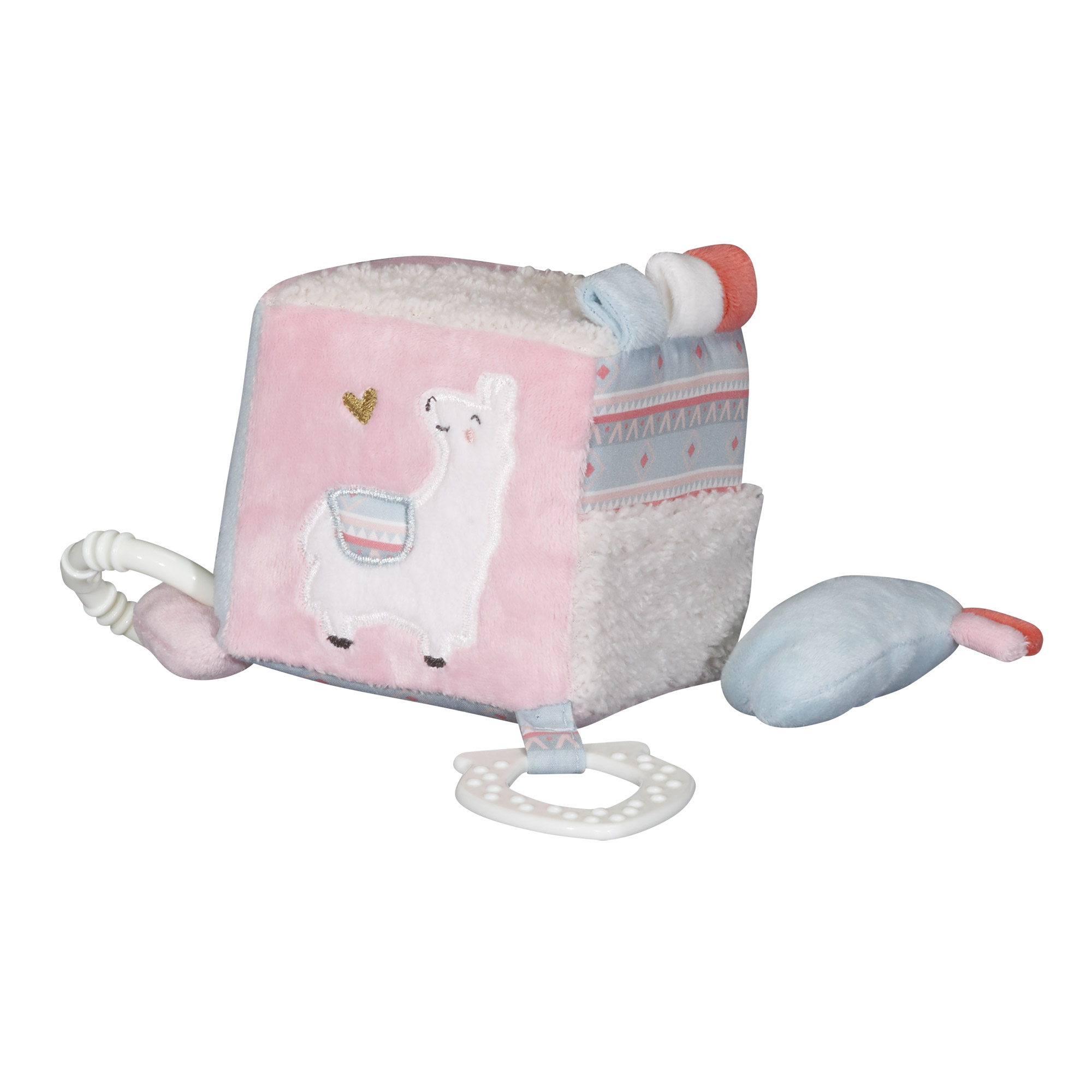 Mila Cube D Activite Rose Blanc De Sauthon Baby Deco Jouets D Activites Aubert