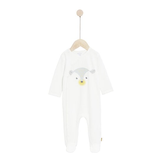 Golden Winter Pyjama en velours Ecru Peluche 12 mois de P'tit bisou