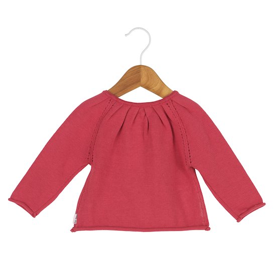 Cygne Cardigan Rose Coral  de P'tit bisou