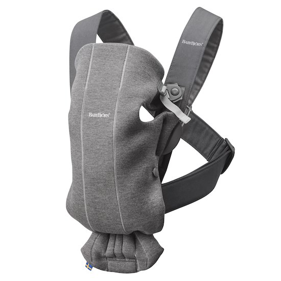 Porte-bébé Mini Gris Foncé Jersey 3D  de BabyBjörn