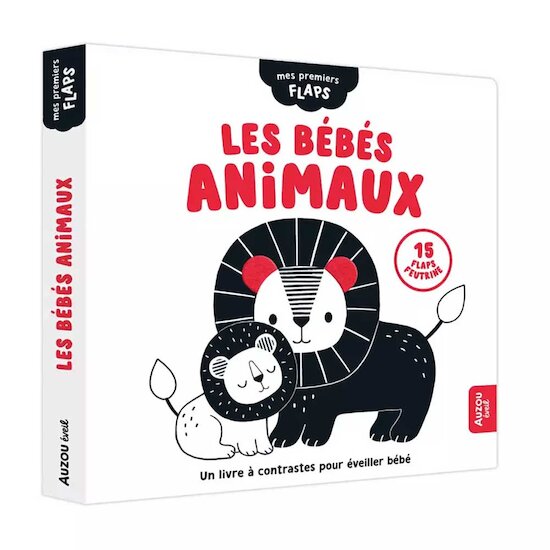 Mes premiers flaps Les bébés animaux  de AUZOU