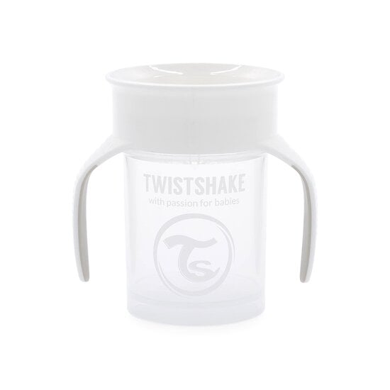 Tasse d'apprentissage 360° Gris 230 ml de Twistshake, Tasses
