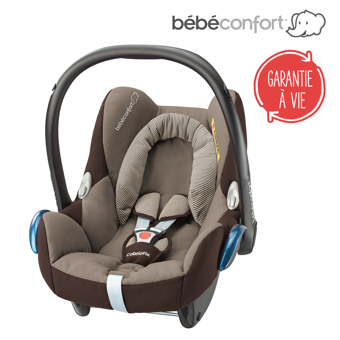 Cabriofix Earth Brown De Bebe Confort Siege Auto Groupe 0 13kg Aubert