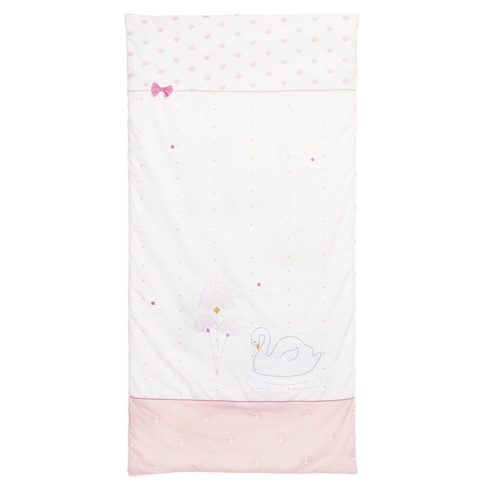 Baby Swan Edredon Rose 70 X 140 Cm De Sauthon Baby Deco Edredons Aubert