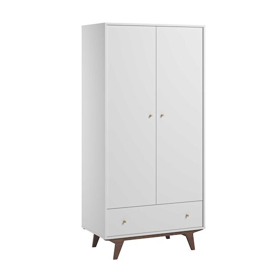 Mid Armoire 2 portes Blanc  de Vox