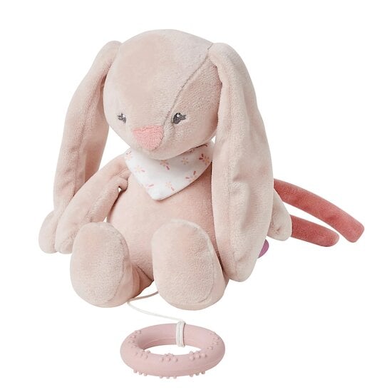 Alice & Pomme Peluche Musicale Pomme le lapin 25 cm de Nattou