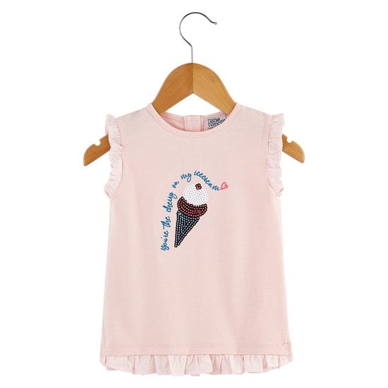 T-shirt glace Malibu Beach Rose Shadow 12 mois de Nano & nanette