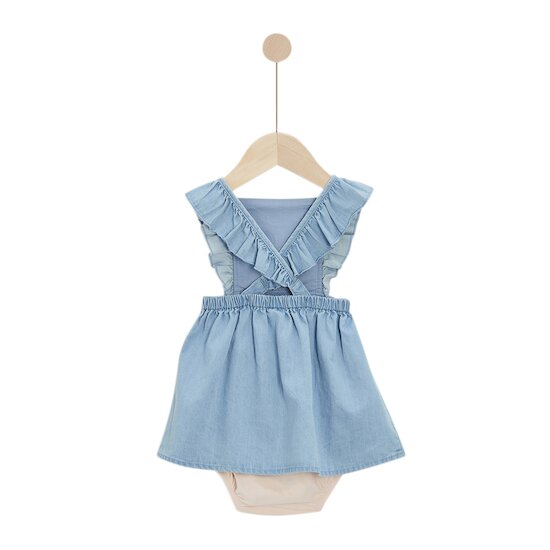 Parfum du Sud Robe et bloomer Salt Chambray  de P'tit bisou