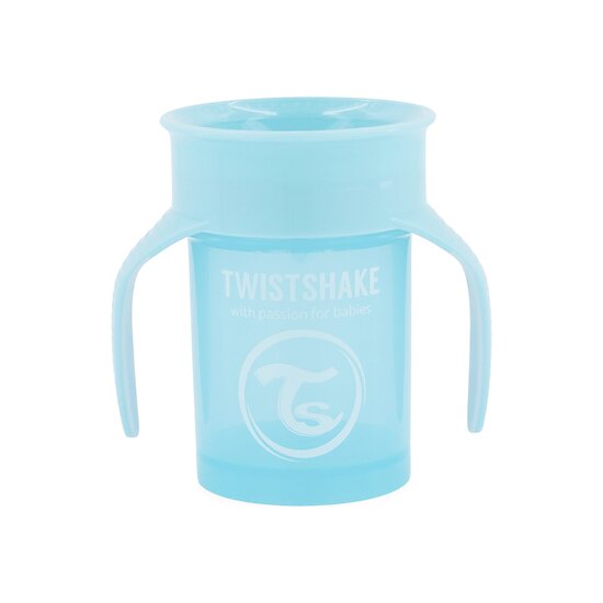 Tasse d'apprentissage 360° Bleu 230 ml de Twistshake, Tasses & verres :  Aubert Belgique