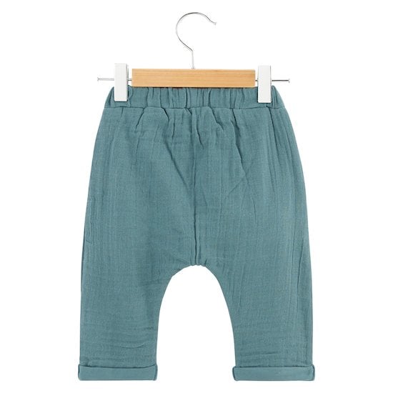 Pantalon mousseline Little Friends Vert  de P'tit bisou