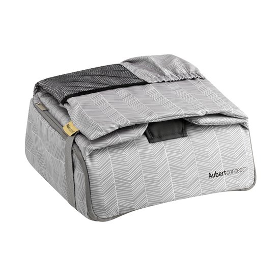 Rehausseur Nomade Chevrons Gris De Aubert Concept Rehausseurs Aubert