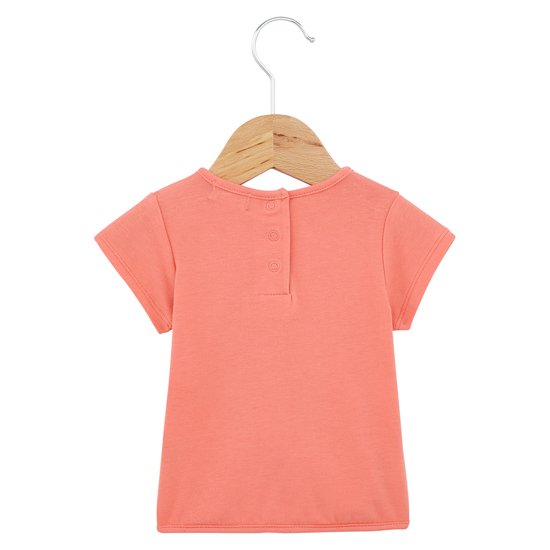 T-shirt nœud collection Sunny Paradise Fille Orange Pulpe  de Nano & nanette