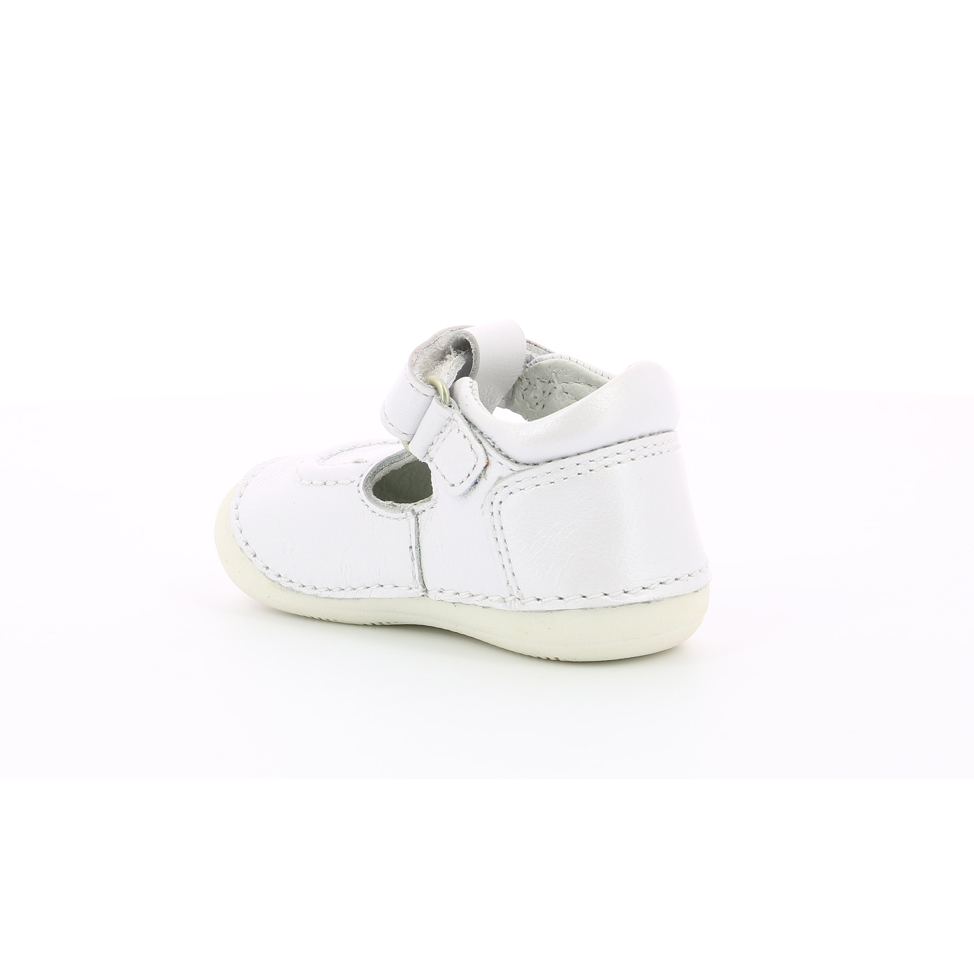 Chaussures Salome Blanc Metallise De Kickers Chaussures Fille Aubert