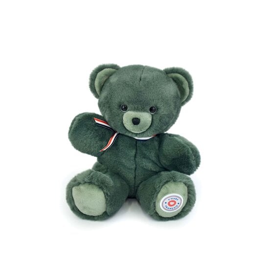 Ours en Peluche Articulé Français Vert kaki 25 cm de L'ours français