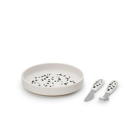 Set repas en silicone Dalmatian  de Elodie Details