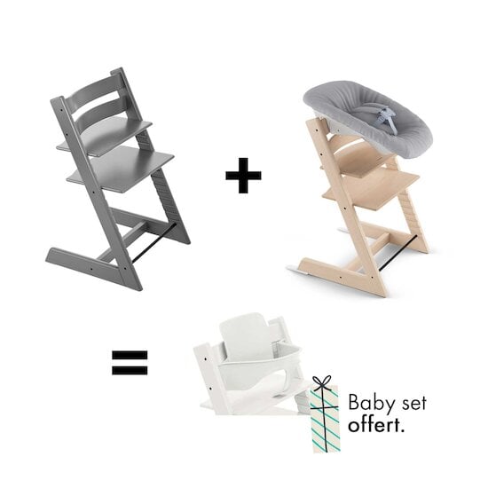 Offre Stokke : baby set OFFERT pour l'achat d'une Tripp Trapp + Newborn set !   de Stokke®