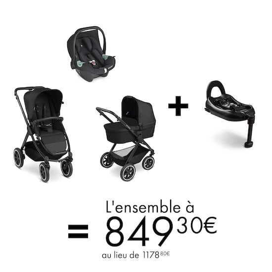 Offre ABC Design : Trio Samba + Base isofix = 849,30€ au lieu de 1 178,80€   