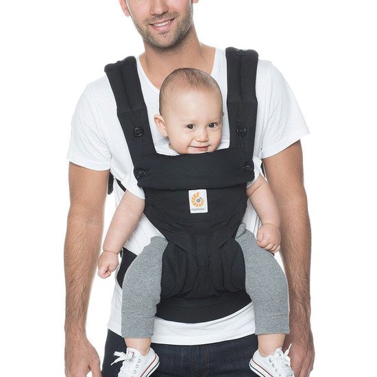 Porte Bebe 360 4 Positions Noir Intense De Ergobaby Porte Bebe Dorsal Aubert