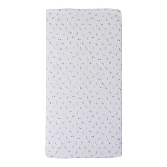 Matelas de voyage enroulé Coton Lapin 60 x 120 cm de Candide