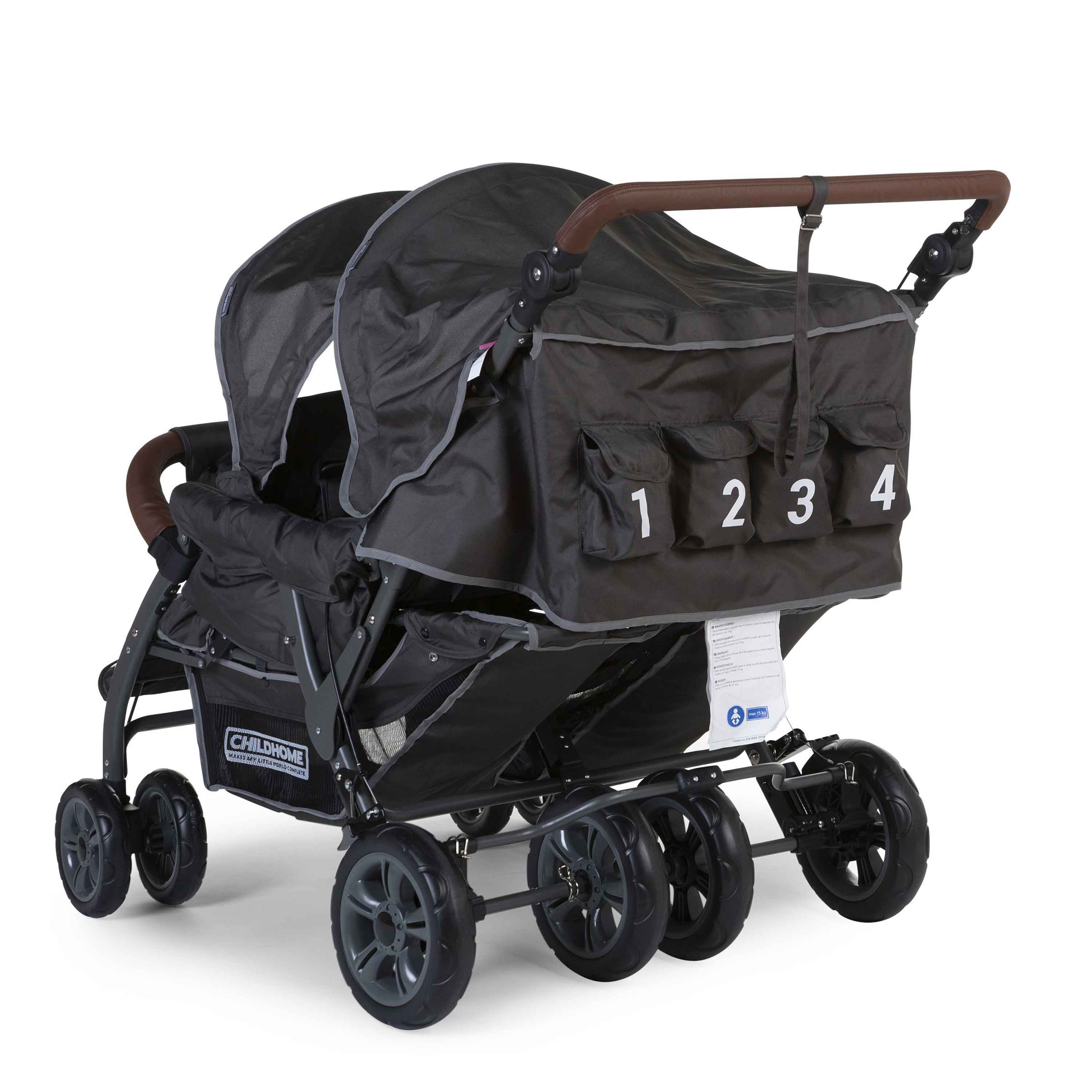 Housse de roue de poussette pour bébé Accessoire de protection de roue  anti-poussière de poussette (grande taille)
