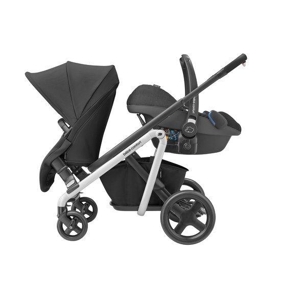 Lila Duo Kit Nomad Black De Bebe Confort Poussettes Doubles Triples Aubert