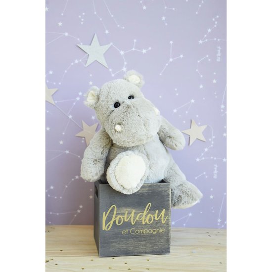 Peluche Hippo'Dou Gris  de Histoire d'ours