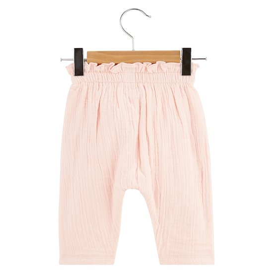 Pantalon mousseline Little Friends Rose  de P'tit bisou