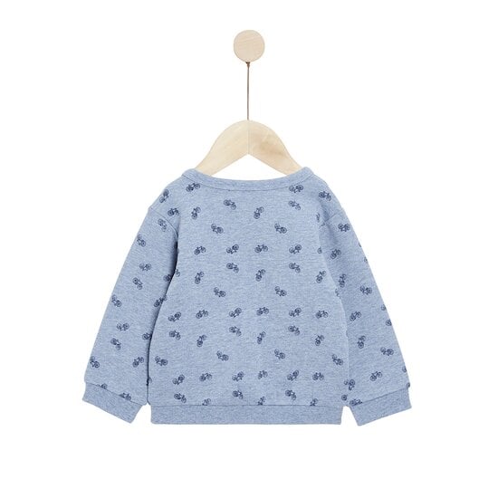 Bleu Château Sweat en molleton Print Vélo  de Marèse