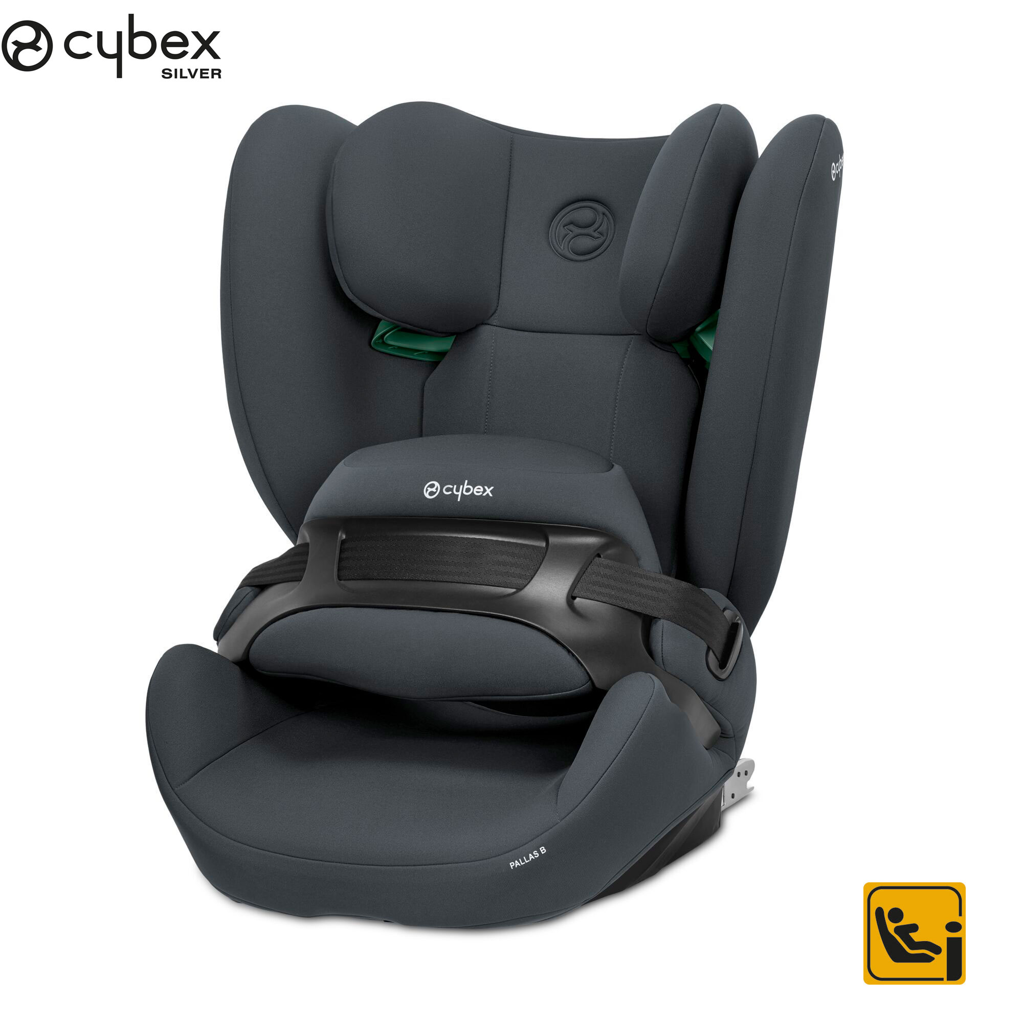 Si ge auto Pallas B i size Cobblestone Dark Grey de CYBEX Si ge